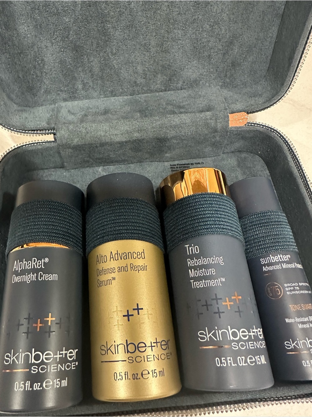 SkinBetter Science Trio Moisture & Repair Set — Black & Gold